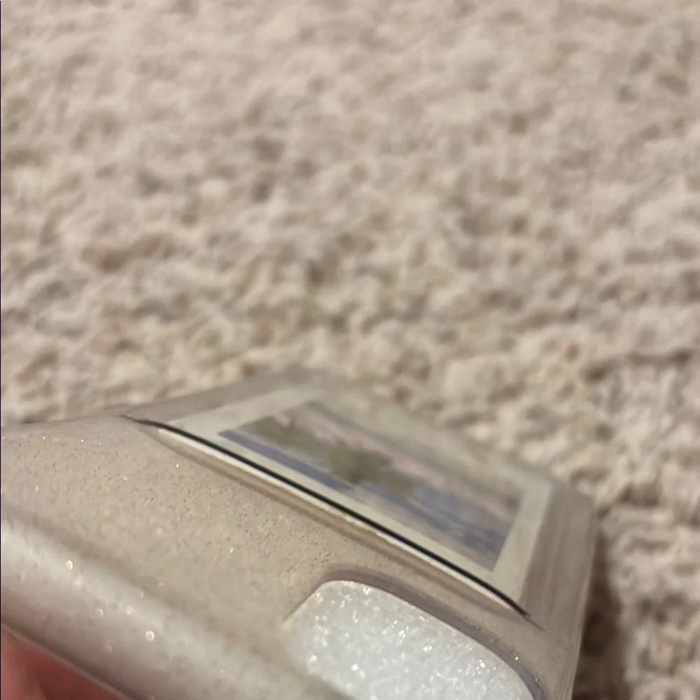 iPhone 11 Glitter Clear White Phone Case with Photo Pocket and Clear phone case - Picture 9 of 11